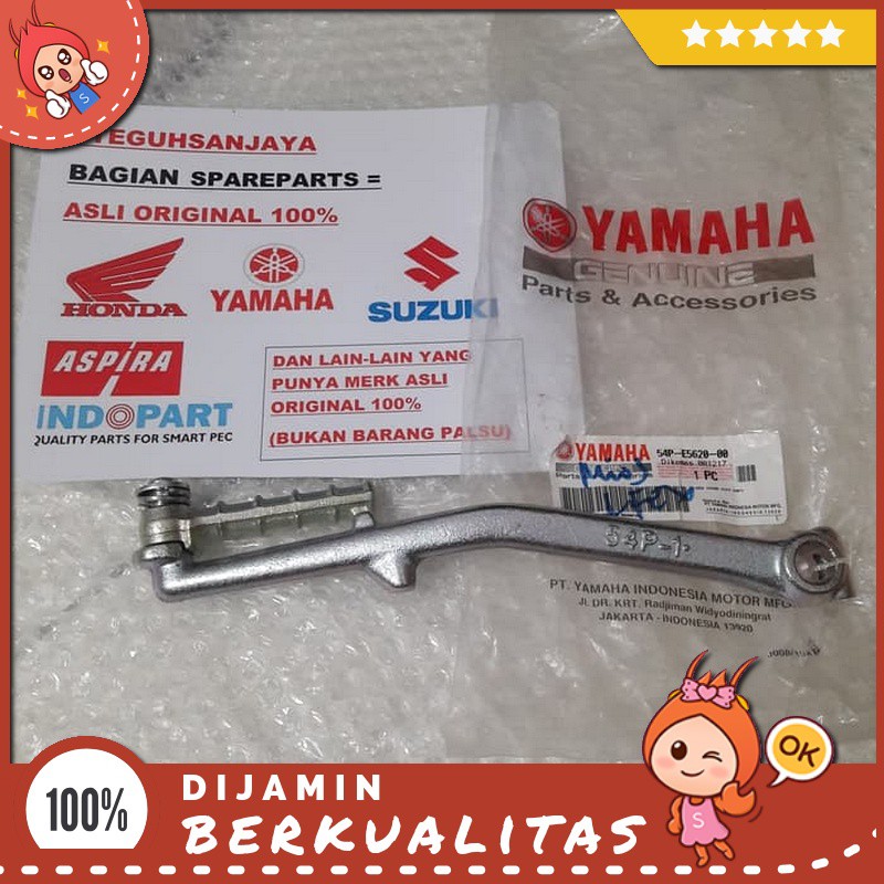 Selahan Engkol Kick Stater Starter Yamaha Mio J Gt Fino Fi X Ride Original Sparepart Motor Murah