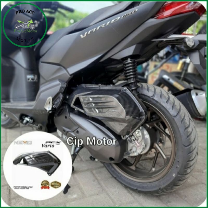 Tutup filter hawa udara Vario 160 Pcx 160 carbon Nemo