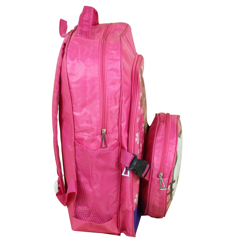 Tas Ransel Anak Sekolah Piknik Keren 2in1 Hello Kitty Pink Imut Kuat