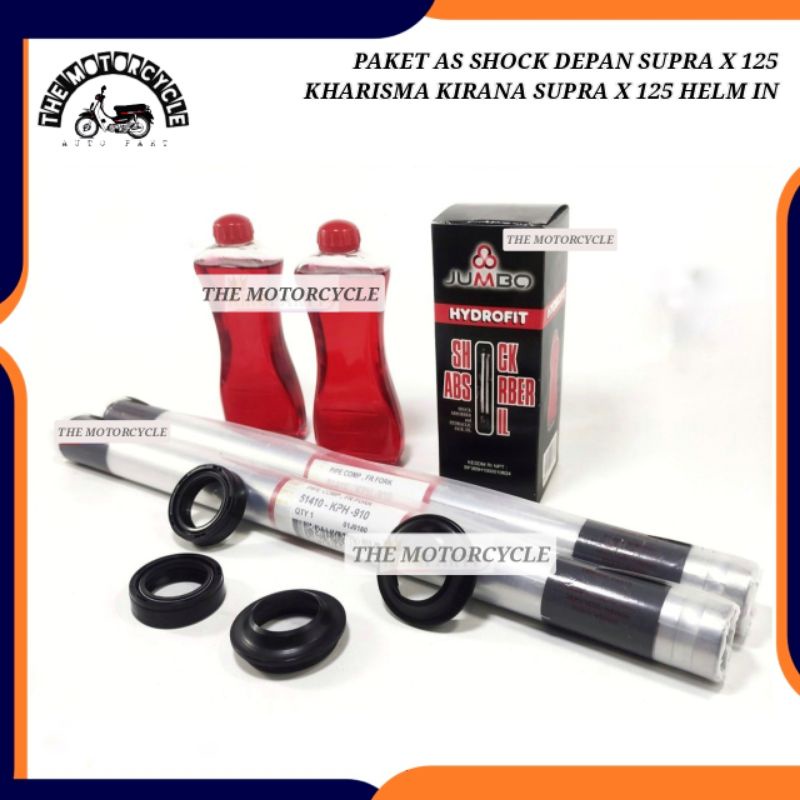 Paket as shock depan supra x 125 Kirana kharisma supra x 125 new