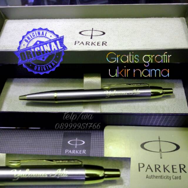 

Jual Pulpen parker original gratis grafir nama