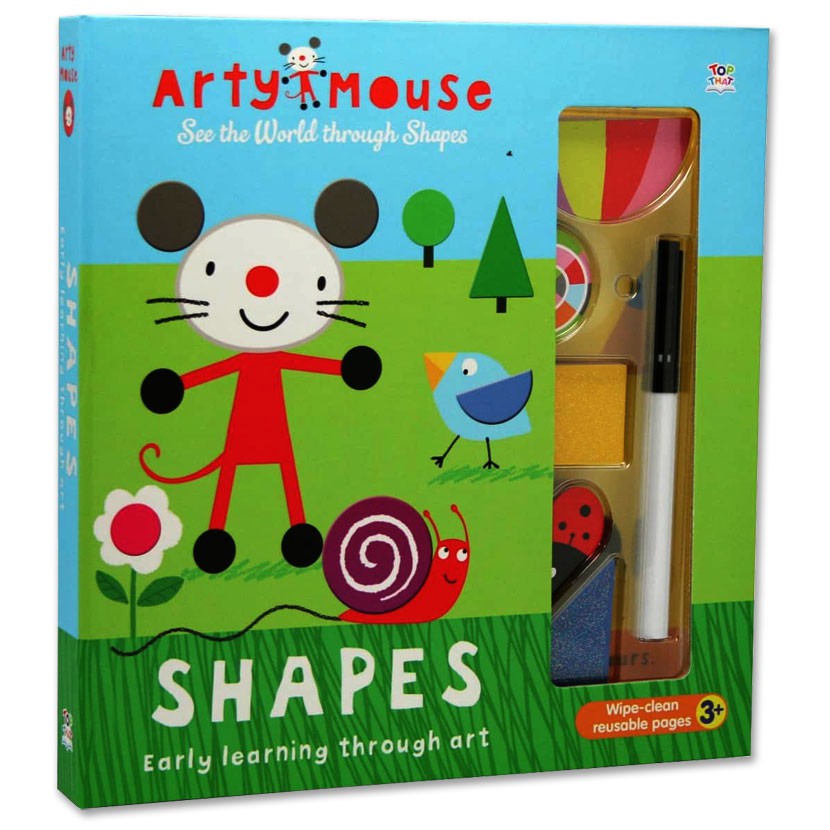 

Arty Mouse See the World through SHAPES with 11 shapes & marker