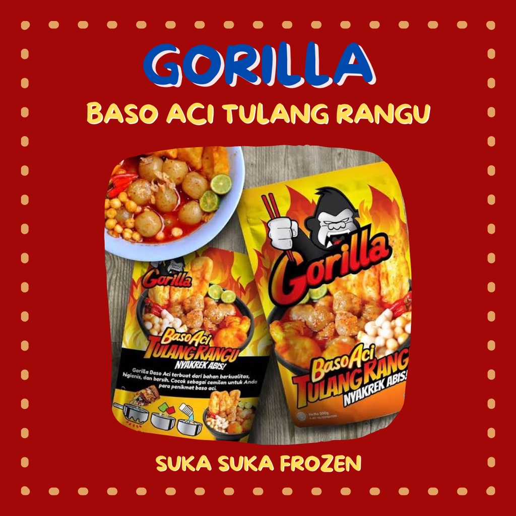 Jual Baso Aci Gorilla Tulang Rangu Indonesia Shopee Indonesia