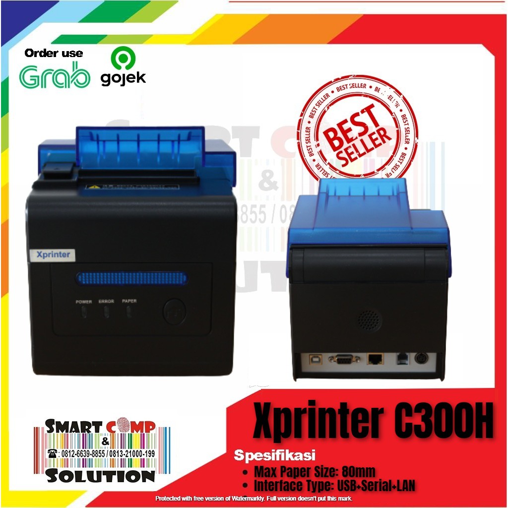 Printer Kasir Thermal POS 80mm Xprinter XP-C300H / C-300H / C 300H