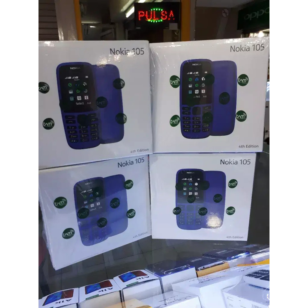 HP NOKIA 105 (4th Gen) 2019 GSM NEW GARANSI RESMI HANDPHONE JADUL MINI KECIL HP UNTUK TELEPON AWET-1