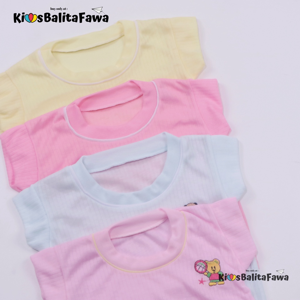 (ISI 3 PC) Kaos Oblong Bayi 0-6 Bulan / SNI Baju Atasan Baby Perempuan Laki Pakaian Tidur  Kado Bayi