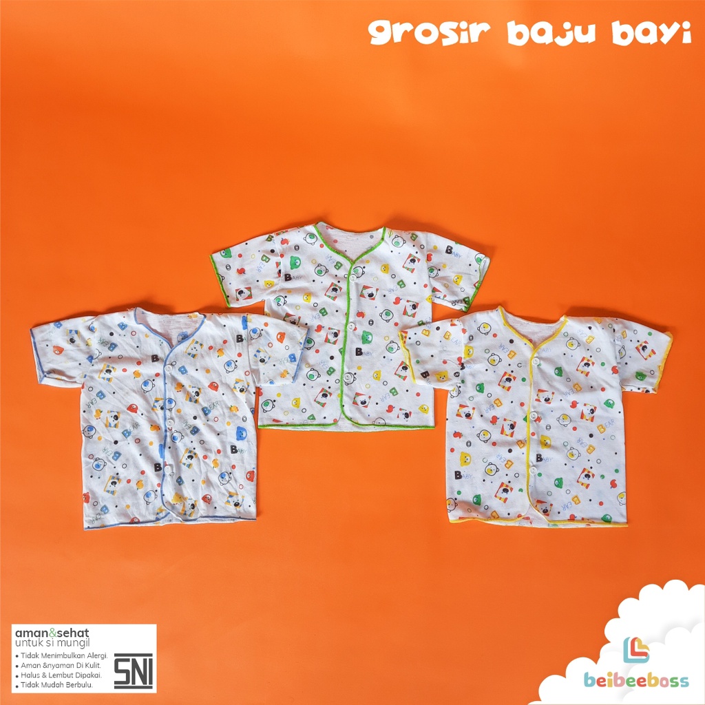 KADO BAYI / HAMPERS BAYI NEWBORN / KADO BAYI / BAJU BAYI/ HAMPERS BABY /GIF BOX BAYI PEREMPUAN / KADO BAYI CEWEK / KADO BAYI COWO / Baju Bayi Perempuan-Atasan RANDOM 3pcs
