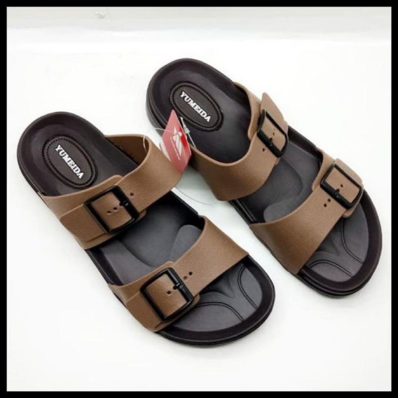 SANDAL SELOP Pria Gesper Sendal Pria Yumeida 7122L