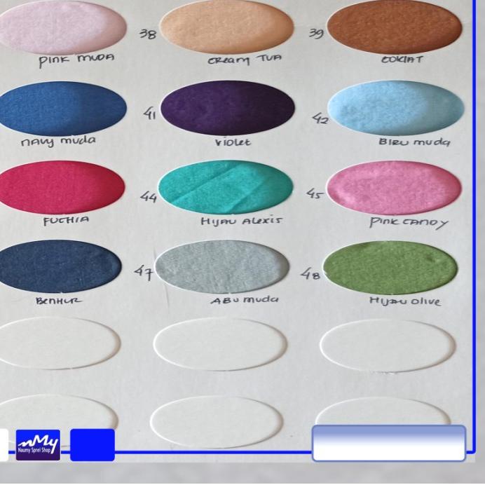 ✤ Kain Bahan Sprei Meteran Katun Polos ❉