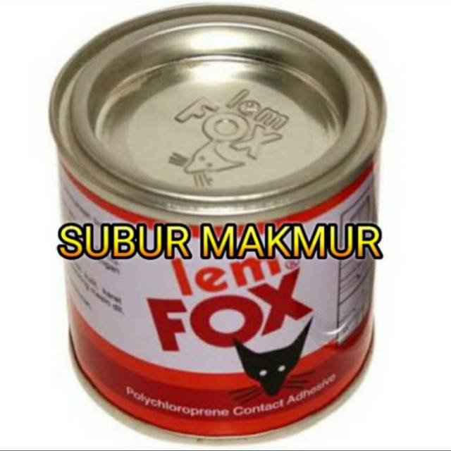 

LEM FOX KALENG KUNING 70 GRAM / Lem Super Aibon / Lem Kuning merk Fox Kaleng Botol 70 gram TERMURAH SEINDONESIA/ LEM KARPET SENDAL KULIT KAYU HPL KARET