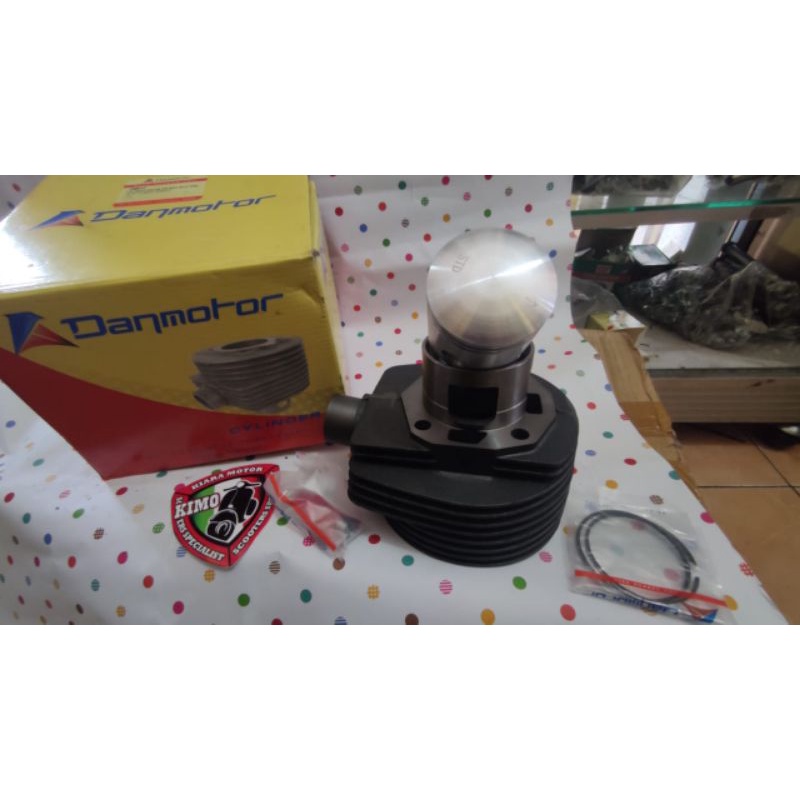 boring vespa lobang 3 Danmotor / blok silinder lobang 5 vespa
