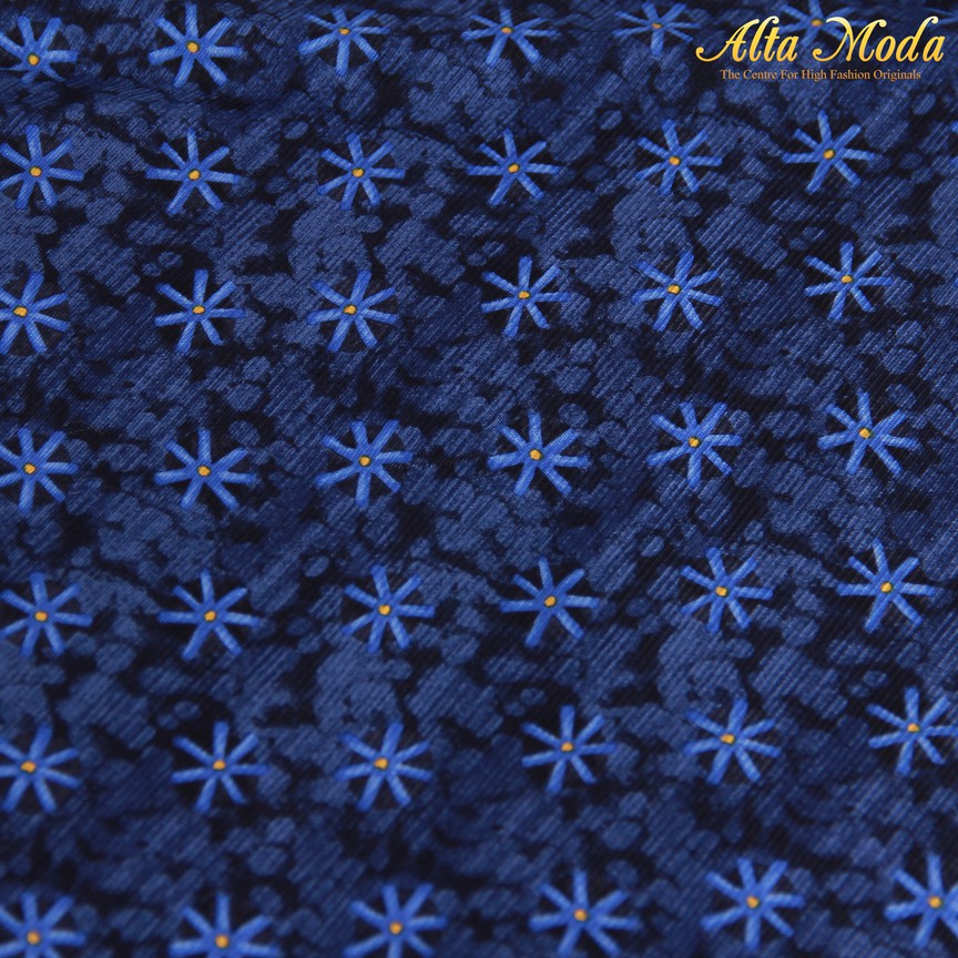 

Alta Moda Silk Valentino Biru Motif Bunga Titik Kuning (1Pcs)