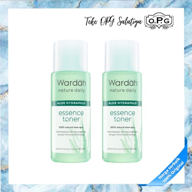WARDAH Wardah wardah - WARDAH Wardah wardah Nature Daily Essence Toner Aloe Hydramild - Essence Tone
