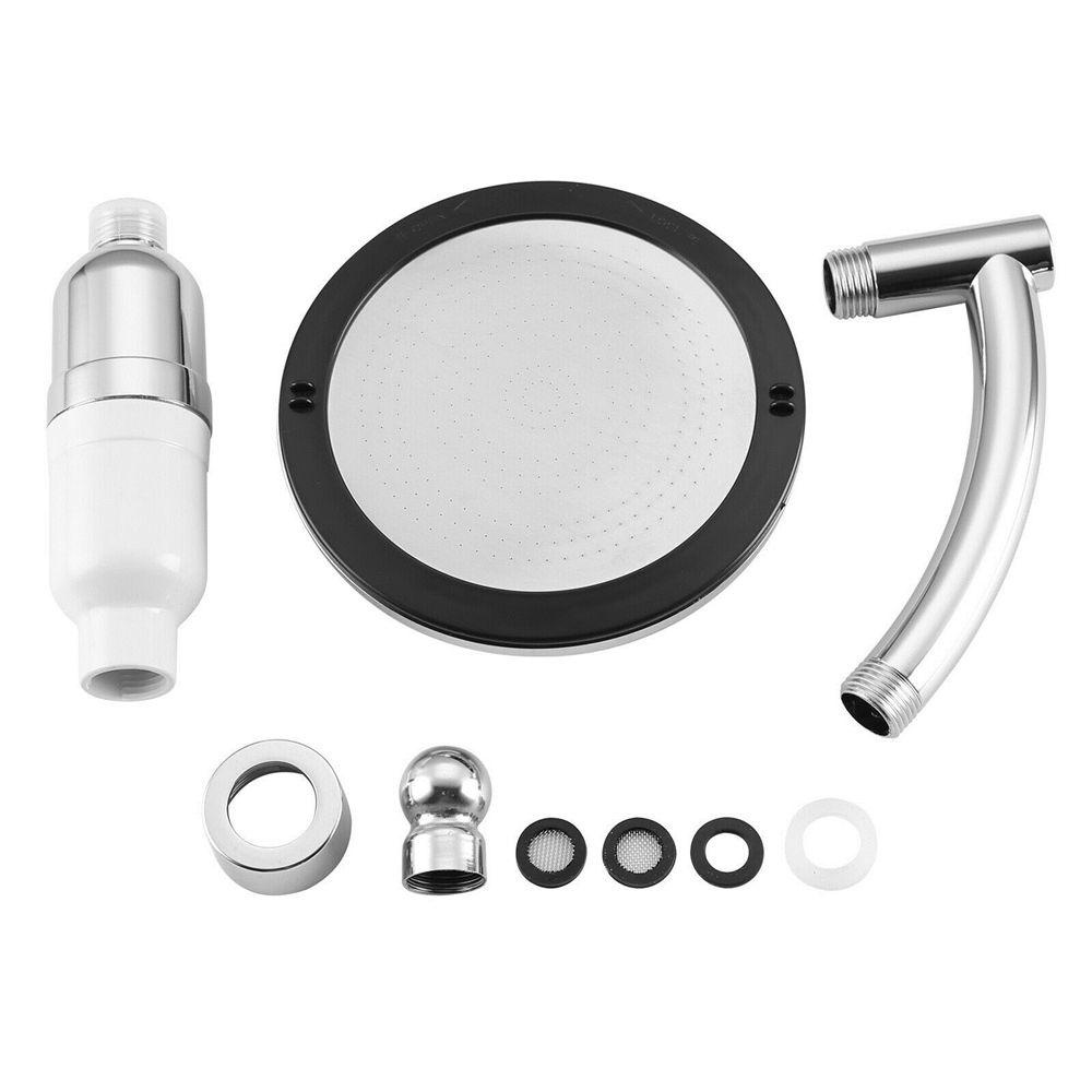 Populer Shower Head Sprinkler Besar Hemat Air Chrome Ampuh