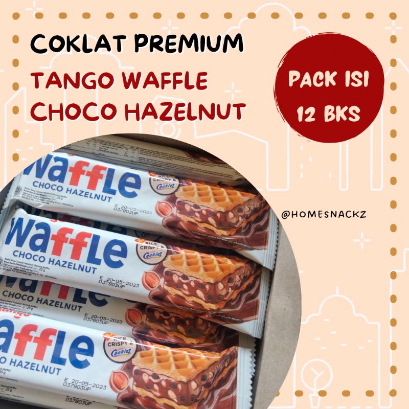 

Tango waffle choco hazelnut isi 12pcs coklat wafer branded