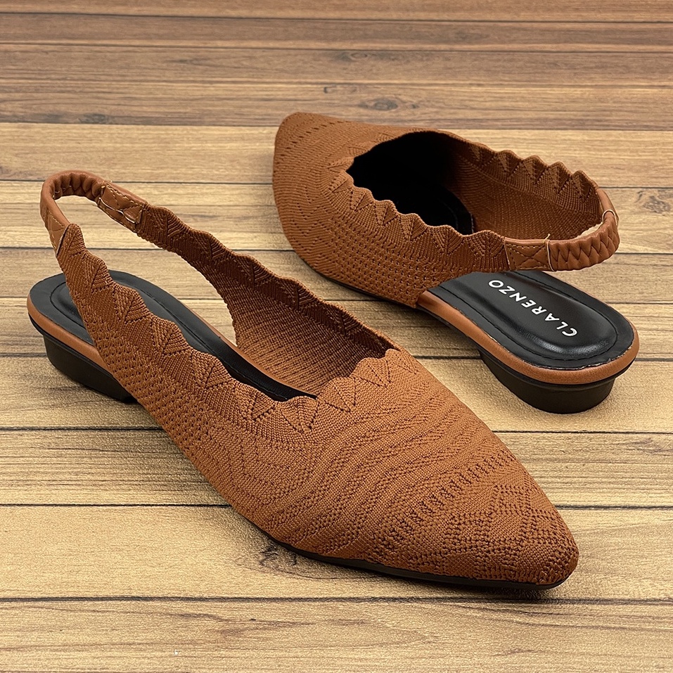 Flatshoes Rajut synthetic rubber Mochica RZ46 ~ Clarenzo