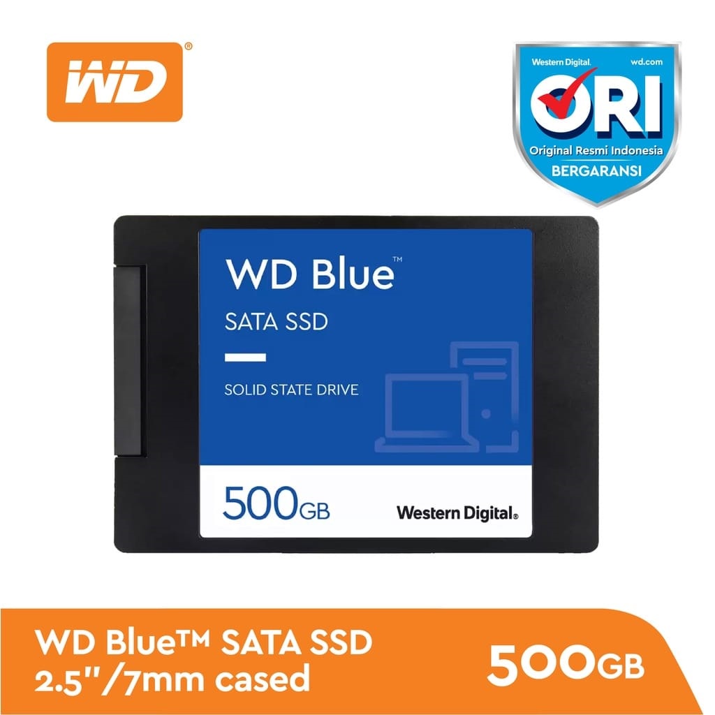 SSD WD Blue 500GB - SSD 500GB 3D Nand SATA3