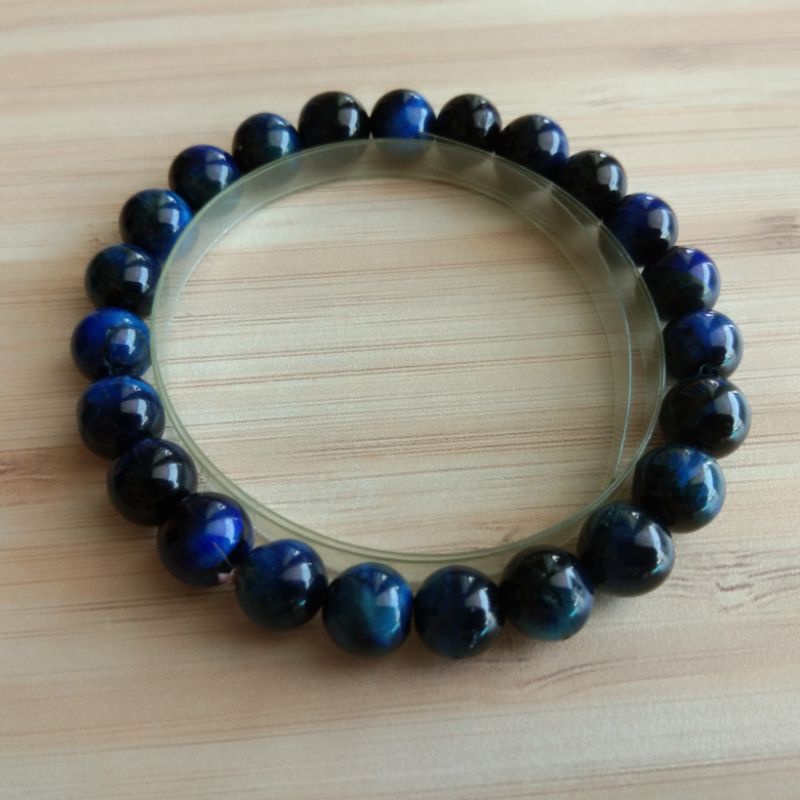 Gelang Batu Tiger Eye 10 mm (BTE 08-10)