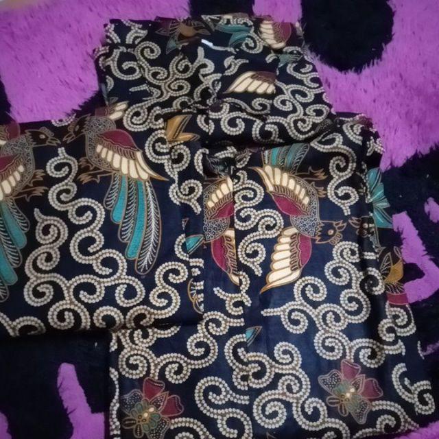 Batik Couple Keluarga Sania Ruffle Ori Ndoro Jowi Dnt Candii