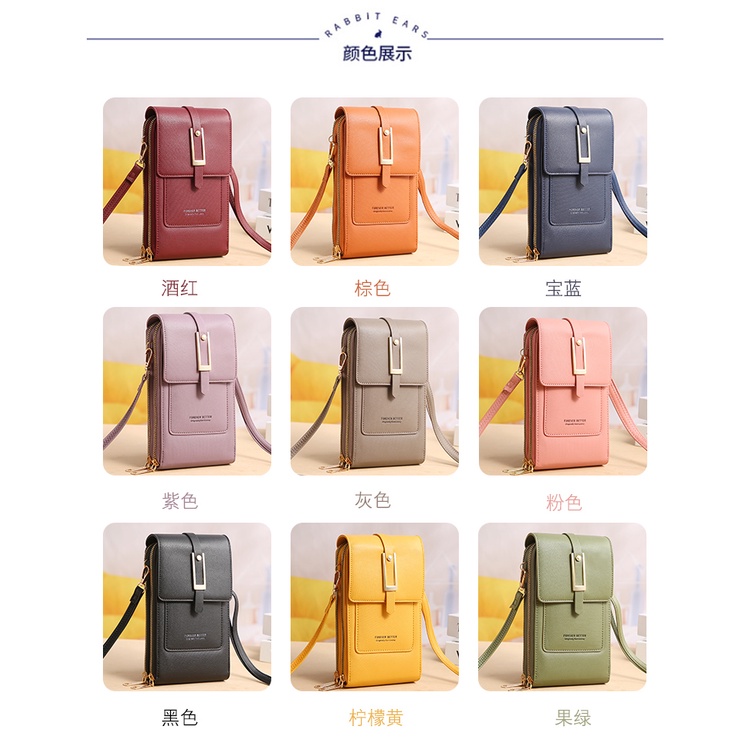 KhatinStore Tas Selempang Wanita Kekinian Import ORI FOREVER BETTER / FOREVER YOUNG / Tas Bahu / Dompet HP / Dompet Wanita / 410