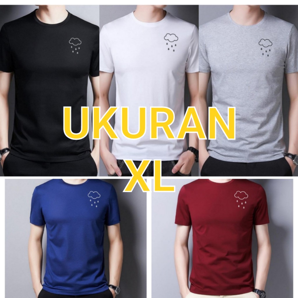 BAJU OBLONG HUJAN/KAOS LENGAN PENDEK PRIA DEWASA/KAOS SANTAI