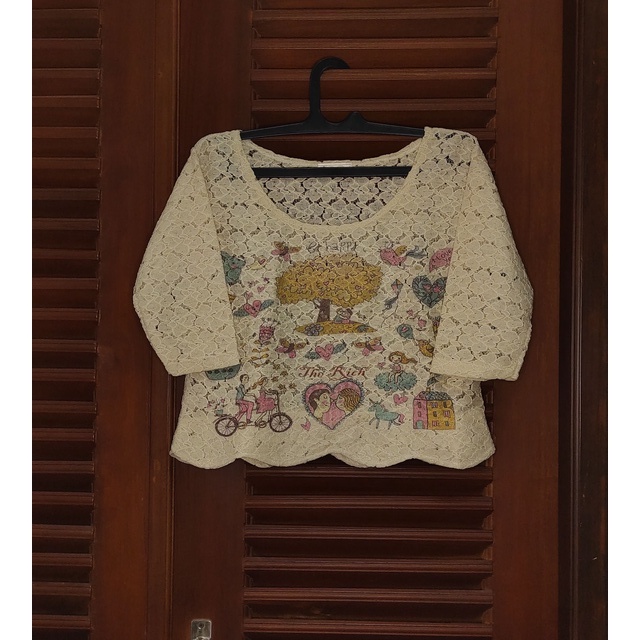 OUTER BRUKAT PRELOVED (BRUKAT CROPTOP BIG SIZE) SUPER MURAH [SIMBAPRELOVED]