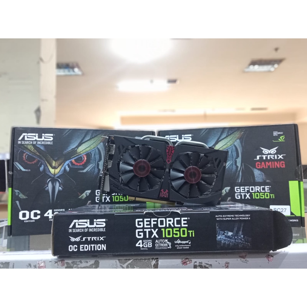 VGA ASUS GTX 1050TI 4GB DDR 5 OC EDITION