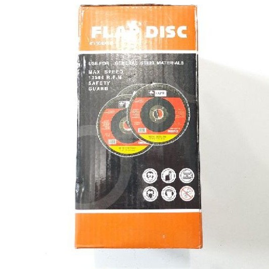 Flap Disc 4&quot; Amplas Susun grit 100 / Amplas Tumpuk Harga Per Pcs (C356)