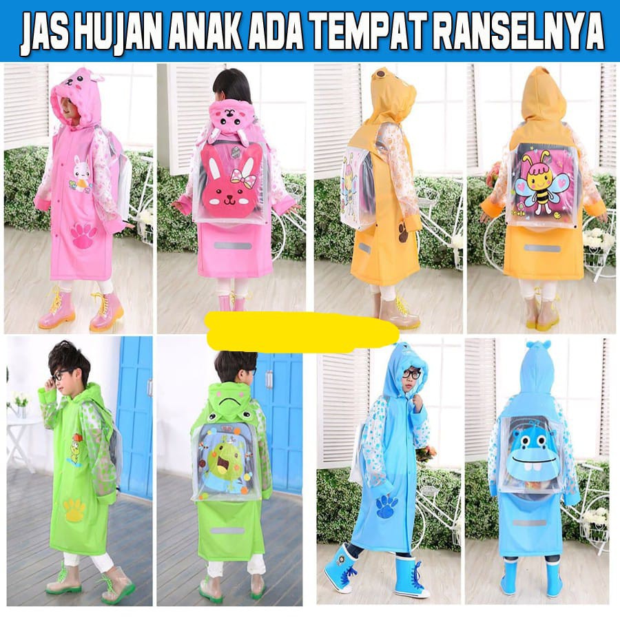JAS HUJAN ANAK / MANTEL HUJAN ANAK KARAKTER