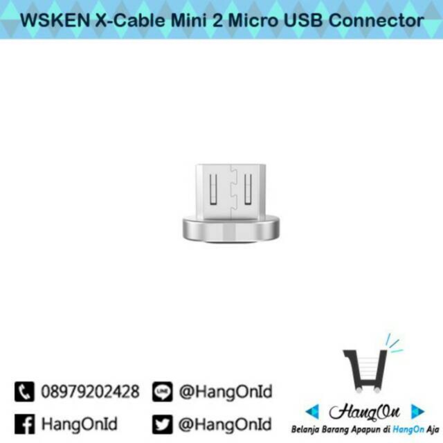 WSKEN X-Cable Mini 1 &amp; Mini 2 Microusb or Ligtning Only Plug