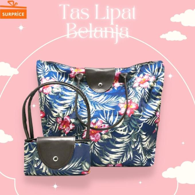 Tas Lipat Belanja / Tas Tote Bag Belanja Lipat Tas Kecil / Tote Bag