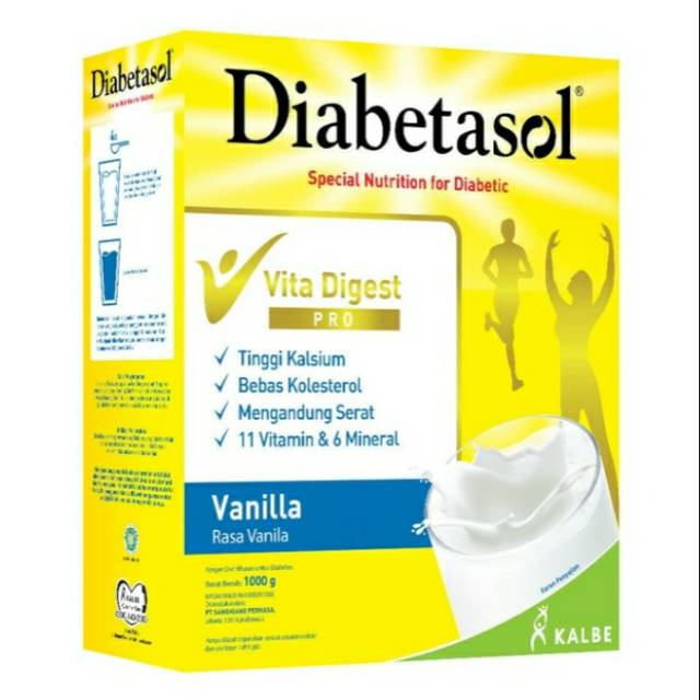 Susu Diabetasol rasa Vanila / Coklat 1000gr