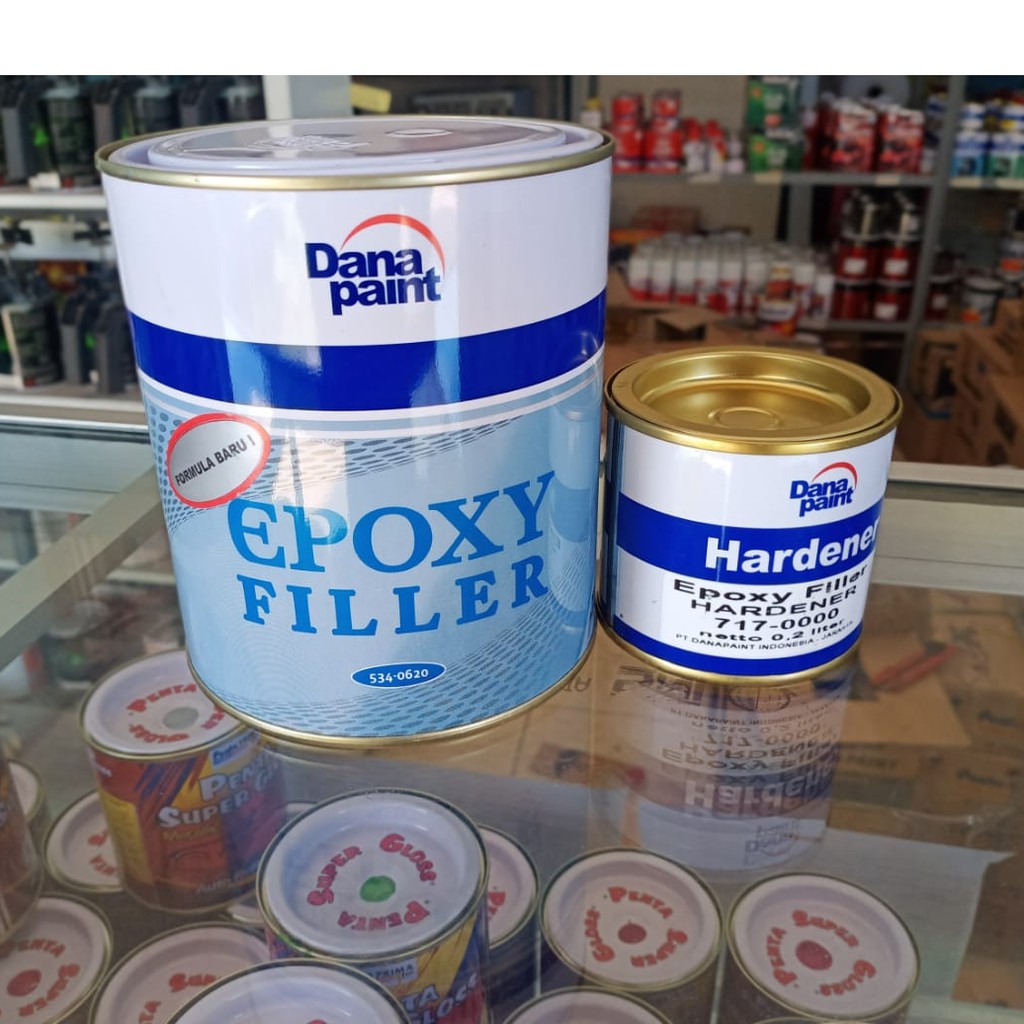 epoxy filler dana paint 1kg warna grey Shopee Indonesia epoxy filler dana paint 1kg warna grey Shopee Indonesia
