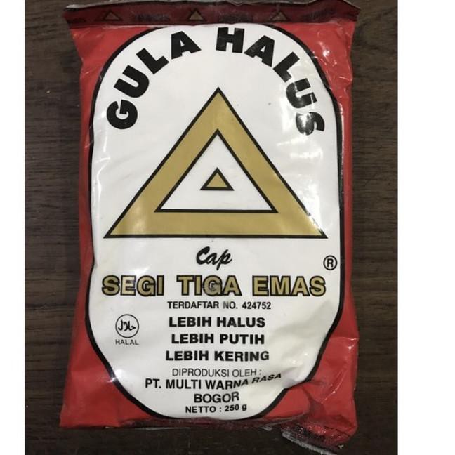 

[Original] Sugar - Gula Halus Cap Segitiga Emas 250gr