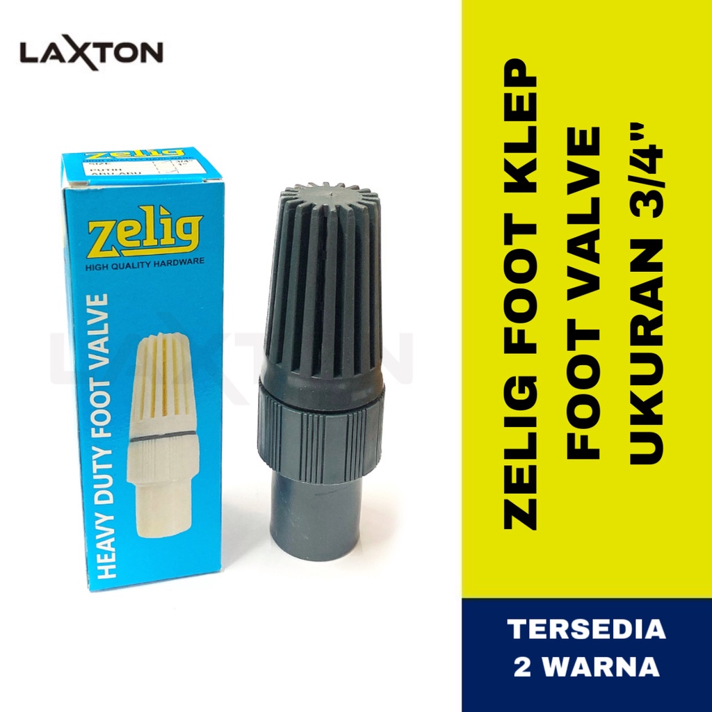 Zelig Foot Valve Saringan Foot Klep Socket 3/4&quot;