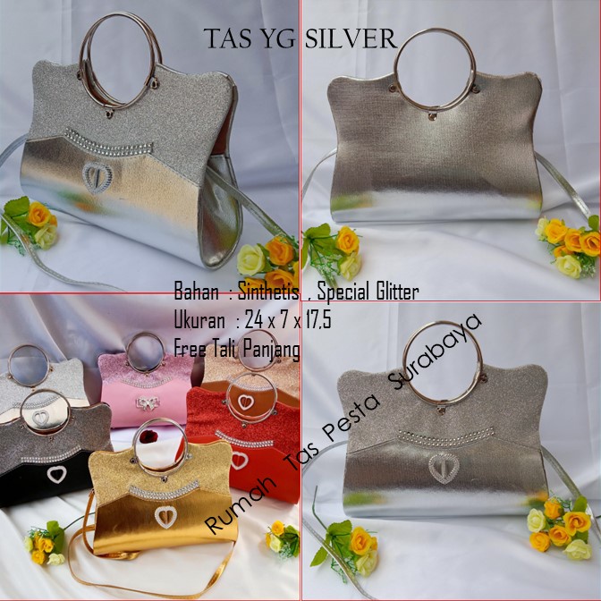 Tas Lucu,Tas Murah,Tas Mewah,TAS YG SILVER