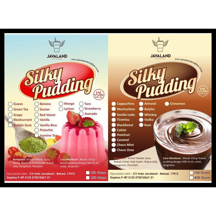 

SILKY PUDING 450GR