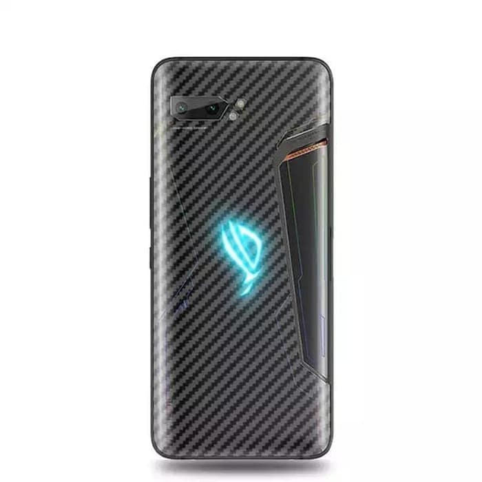 Asus ROG 2 / ROG 3 / ROG 5 / ROG 5s Pro Back Skin Carbon Garskin Anti Gores Belakang