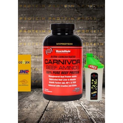 Suplemen Fitness | Musclemeds Amino Carnivor 300 tabs AminoCarnivor beef BCAA BISA GOJEK
