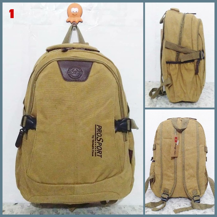 Ransel Prosport Tas Sekolah Murah Tas Bahan Kanvas Obral