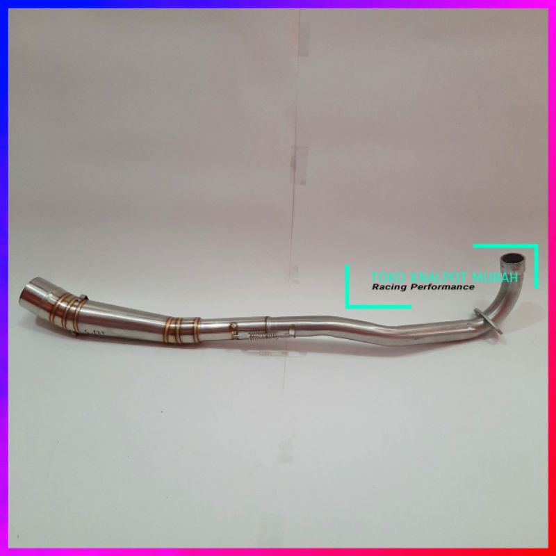 Silencer/Slencer knalpot racing SC PROJECT motor 100-300cc Vixion CB150R CBR R15 Satria GSX MX sonic-Leher/Header Bebek