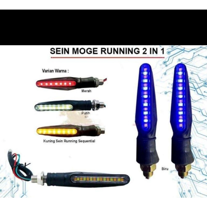Lampu sen LED variasi / Sein LED variasi Vario 150 Vixion Cb150 Verza universal sen motor