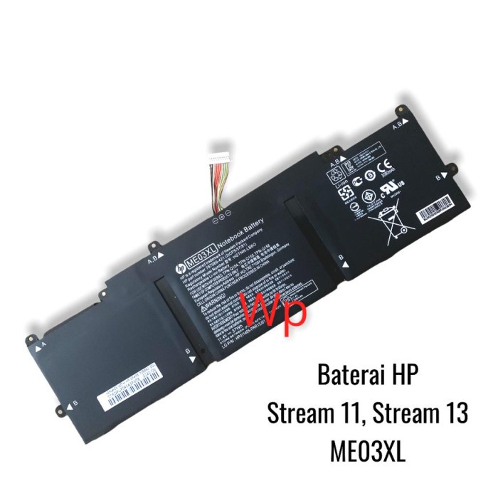 Baterai Laptop HP Stream 11 Stream 13 ME03XL HSTNN-LB6O