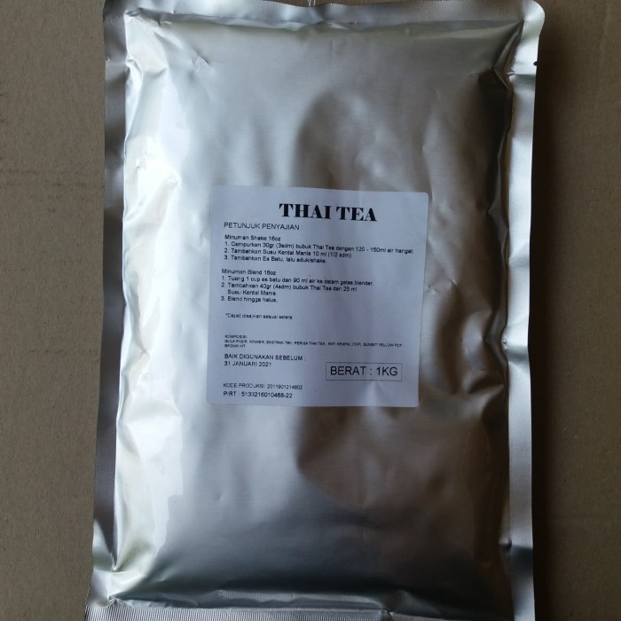 

Buruan Beli - Thai Tea Powder Premium / Bumbu Thai Tea /Bubble Drink Thai Tea Powder