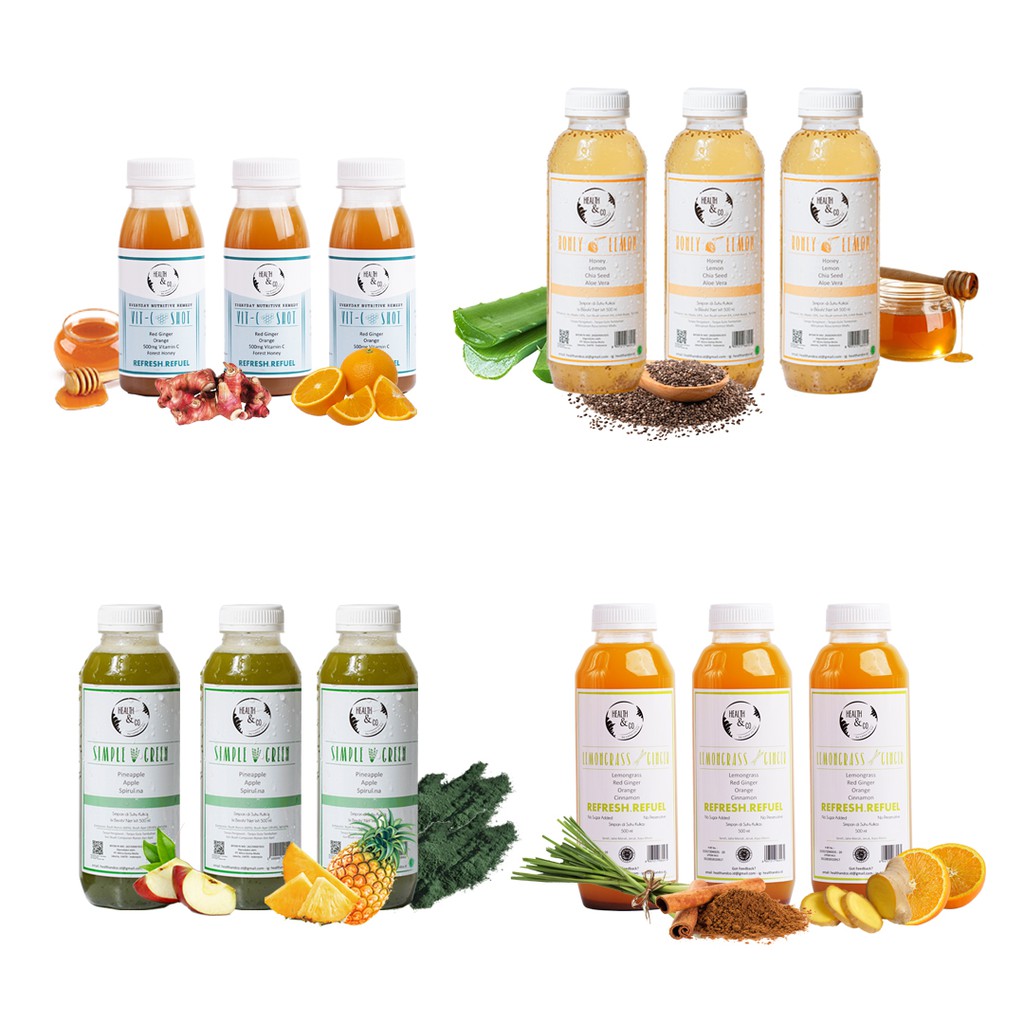 

Health & Co 3 Days Supply Immunity Package / Paket Immunitas - Minuman Sehat