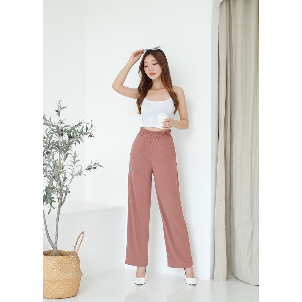 FWR - 2425 HIGHWAIST PANTS KULOT VELVET