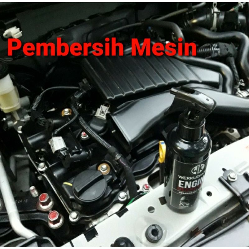 Pembersih mesin mobil / oli / kotoran membandel /engine degreaser efek hidropobic BONUS KUAS