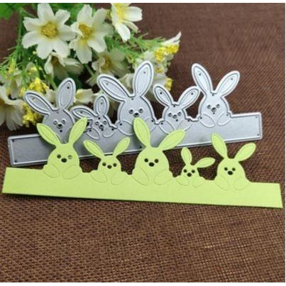 

Delia | Cutting Dies - Five Cute Bunny Head