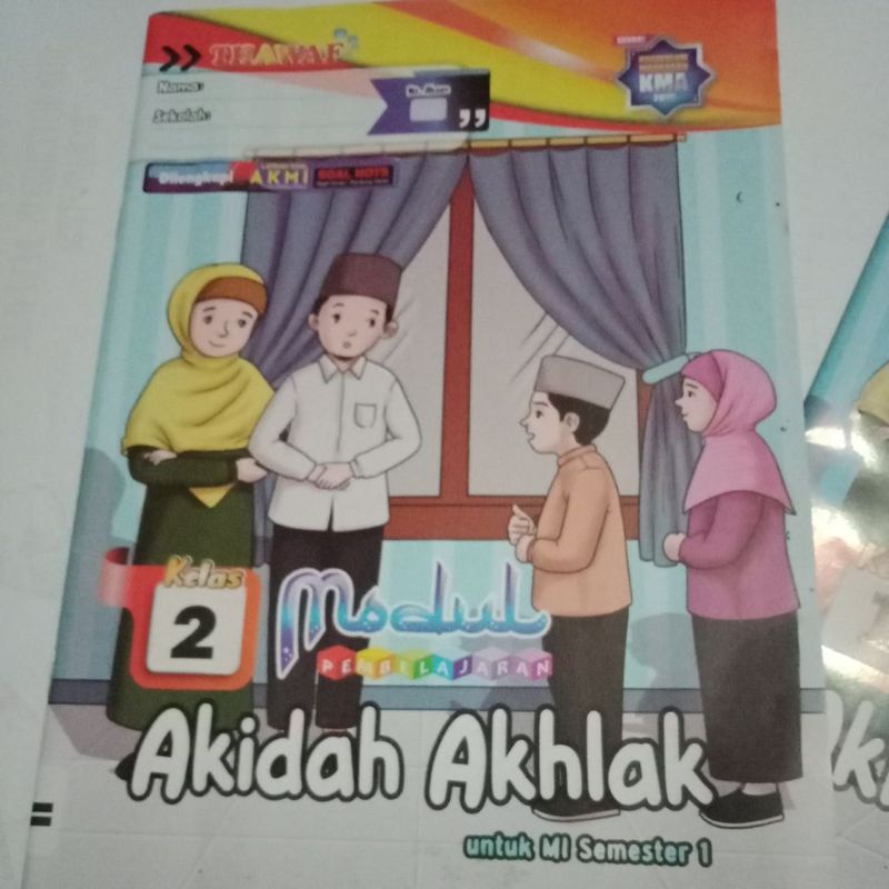 lks akidah akhlak untuk MI kelas 2 Semester 1
