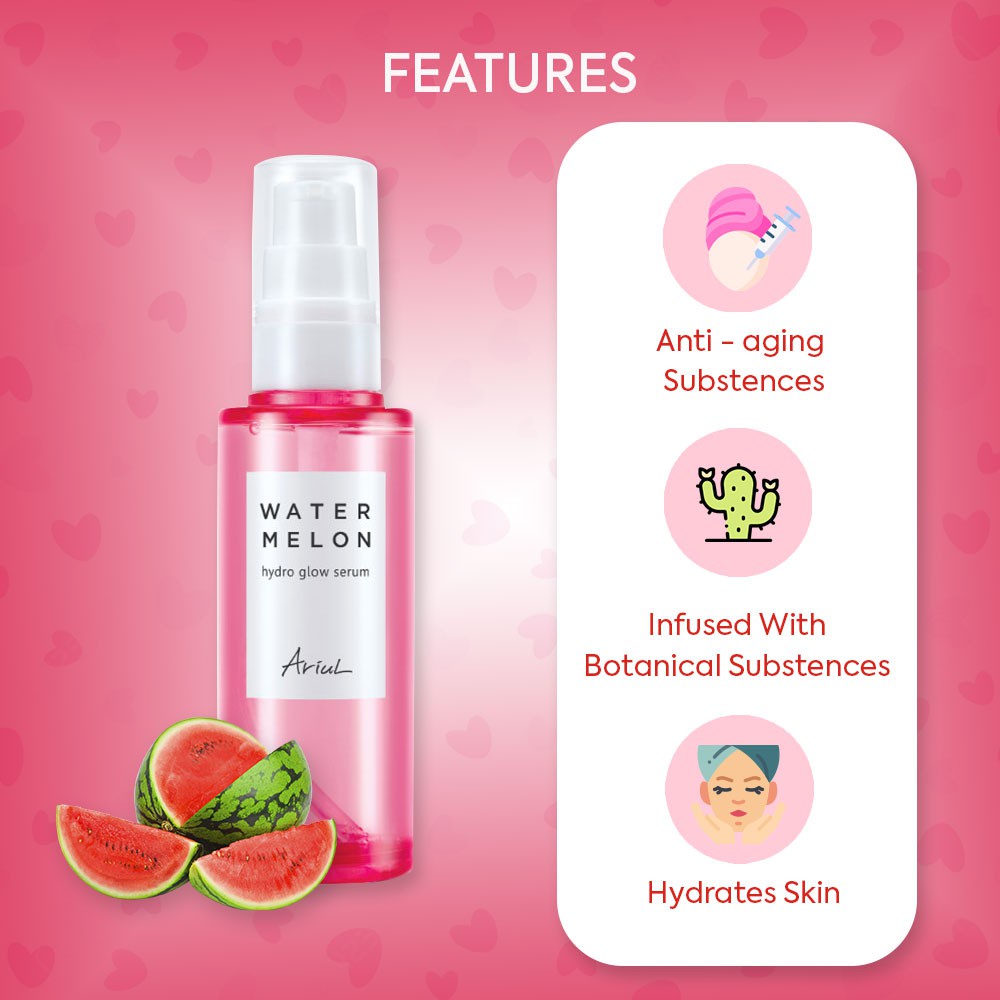 ARIUL WATERMELON HYDRO GLOW SERUM - 55ML